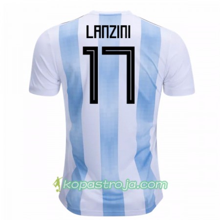 Billiga Fotbollströjor Argentina Lanzini 17 WM 2018 Hemma tröja